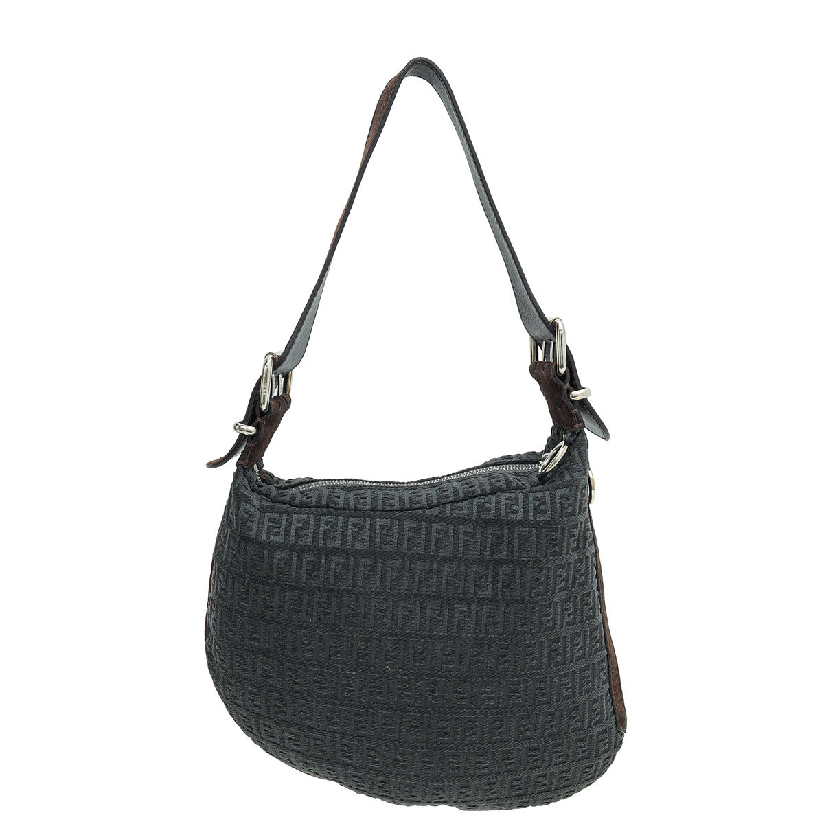 Fendi Bicolor Zucchino Ostrik Hobo Bag-Fendi-THE CLOSET