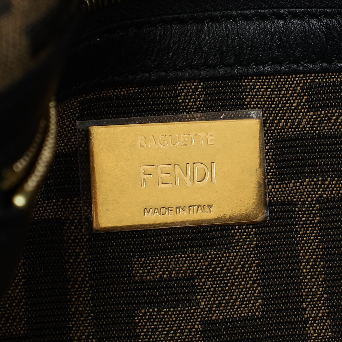 Fendi Green Baguette Beads Embroidered Shoulder Bag