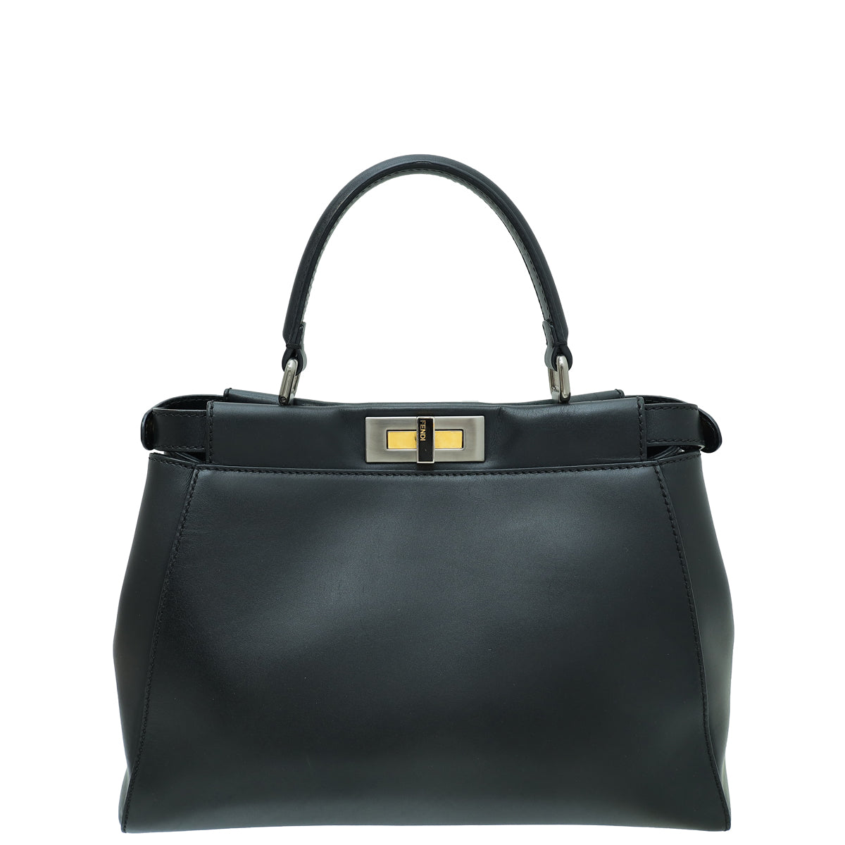 Fendi Black Peekaboo Regular Bag