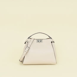 Fendi Cream Peekaboo Iconic Essentially Bag