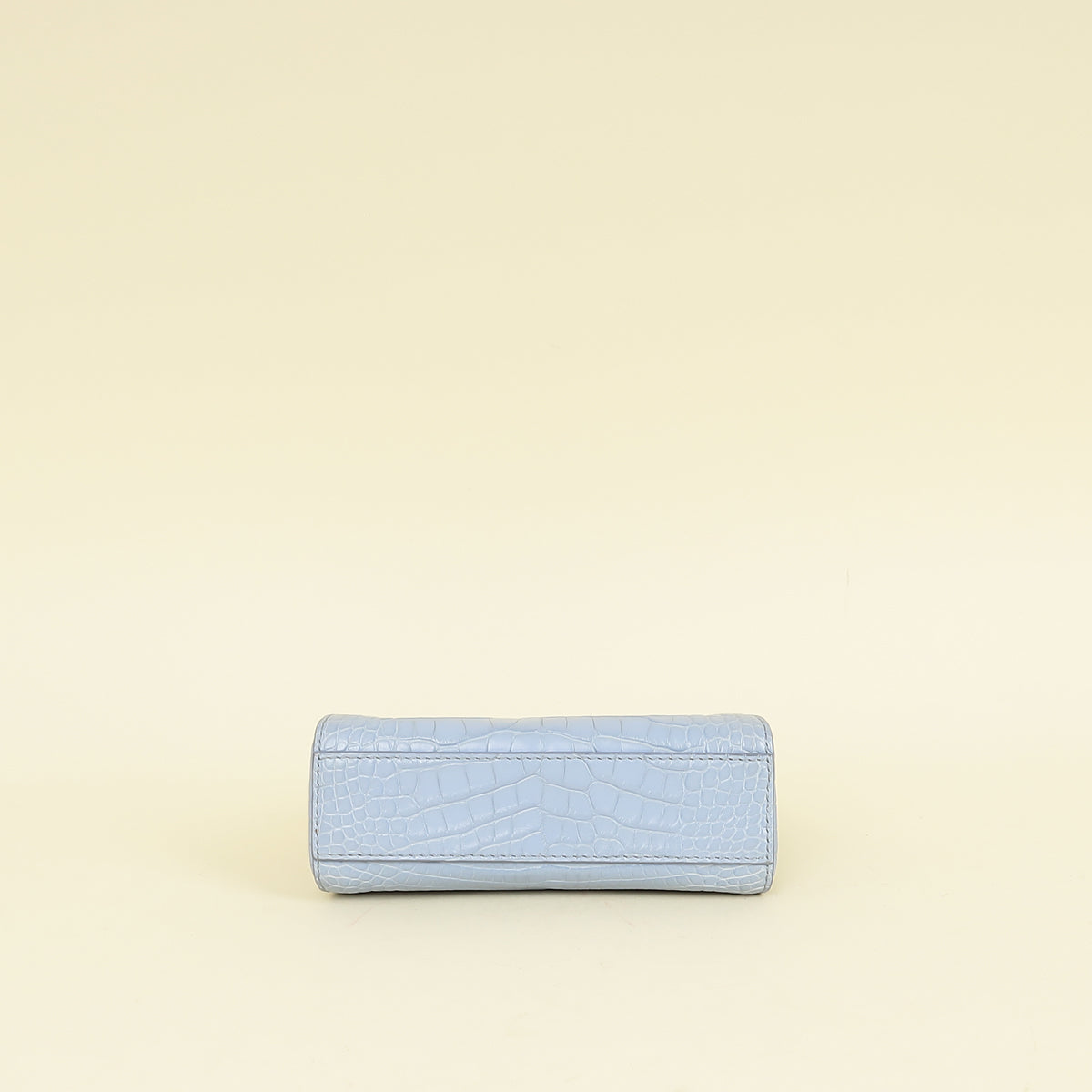 Fendi Light Blue Alligator Micro Peekaboo Mississippiensis Bag