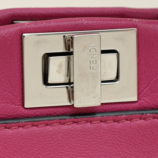 Fendi Magenta Peekaboo Micro Bag-Fendi-THE CLOSET