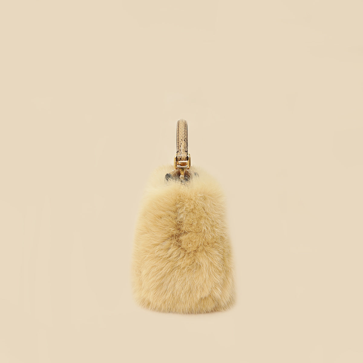 Fendi Bicolor Peekaboo Mini Fox Fur Python Bag-Fendi-THE CLOSET