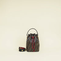 Fendi Bicolor Zucca Embossed Mon Tresor Bag