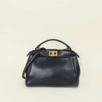 Fendi Black Mini Peekaboo Bag