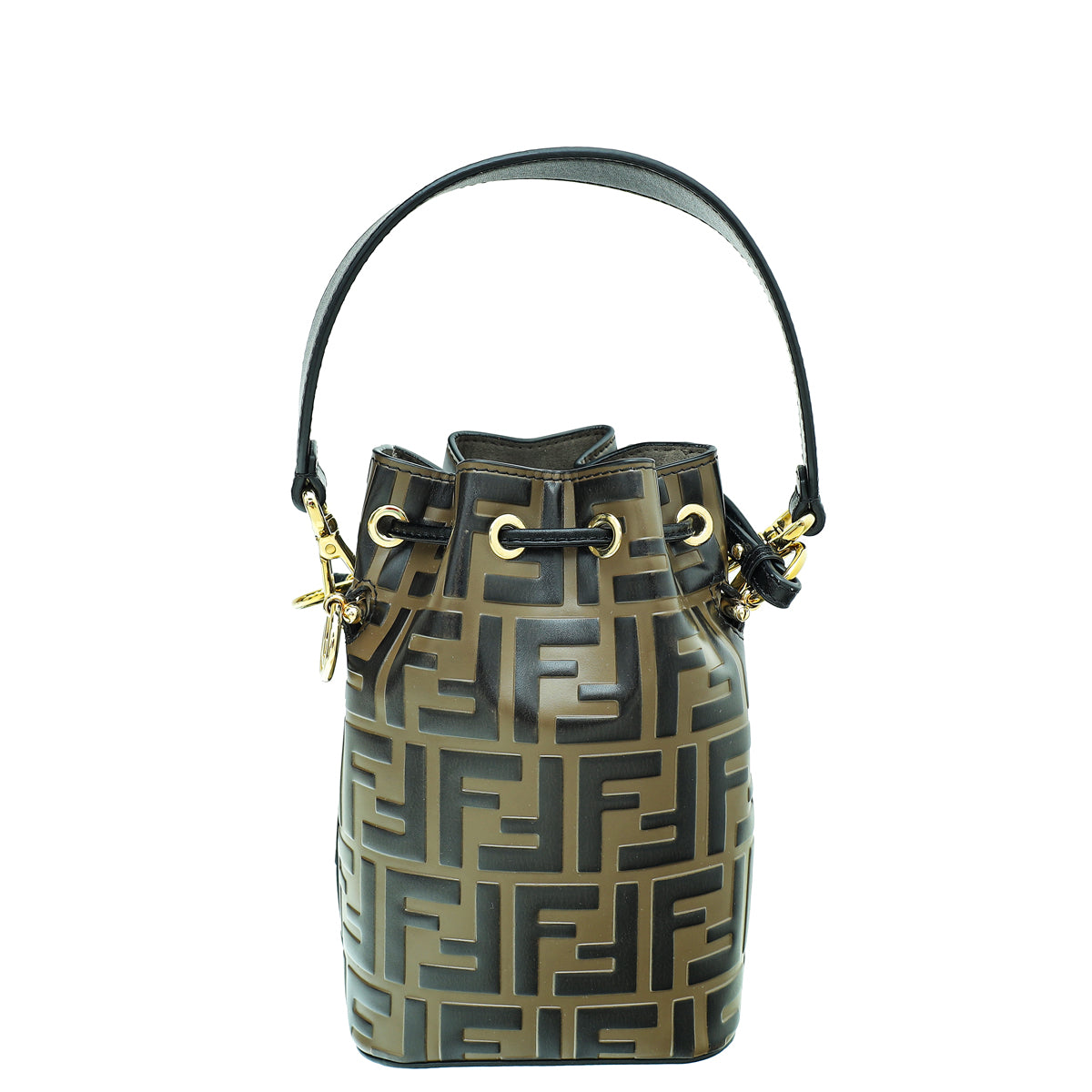 Fendi Bicolor FF Zucca Mon Tresor Mini Bucket Bag-Fendi-THE CLOSET