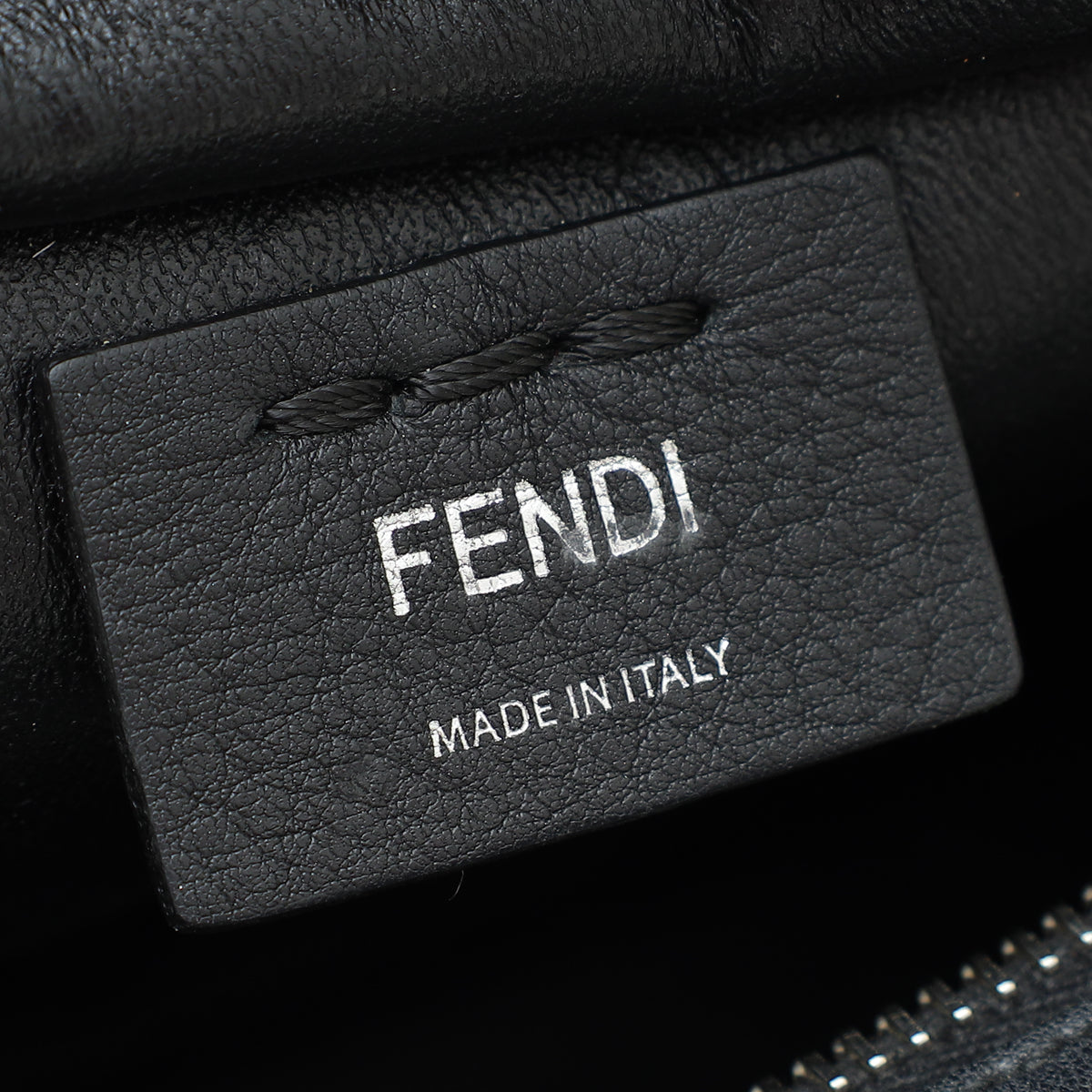 Fendi Black 3 Jours Petite Bag W/ R.M Initials