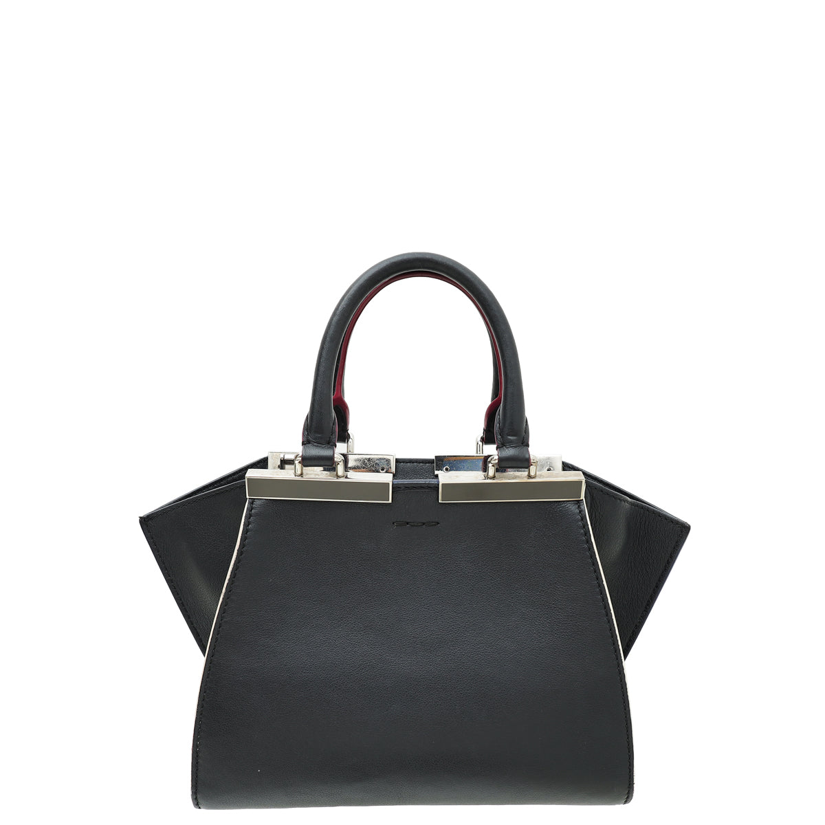 Fendi Black Jours Petite Bag W/ Initials - Main Image