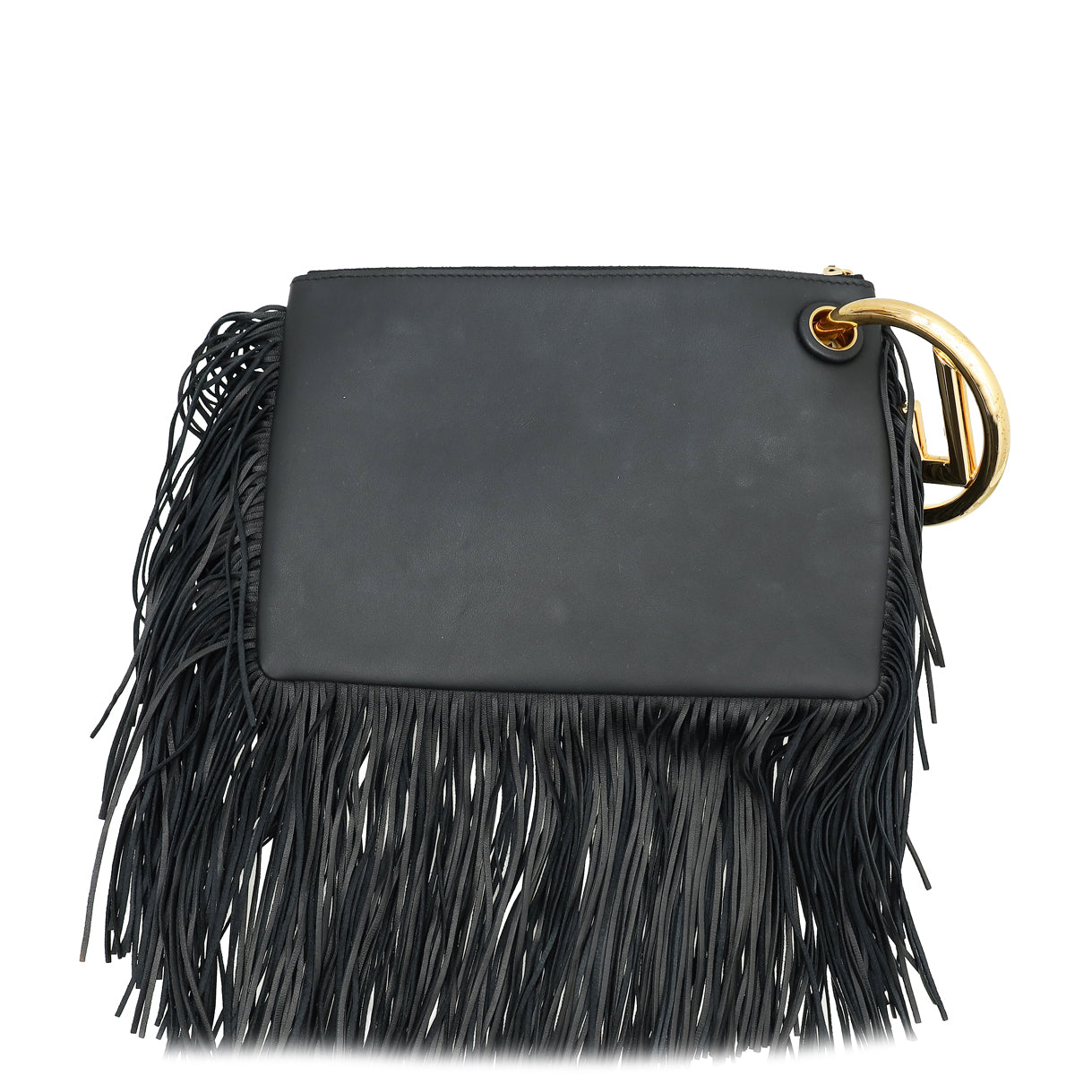 Fendi Tricolor Triplette Fringe Clutch-Fendi-THE CLOSET