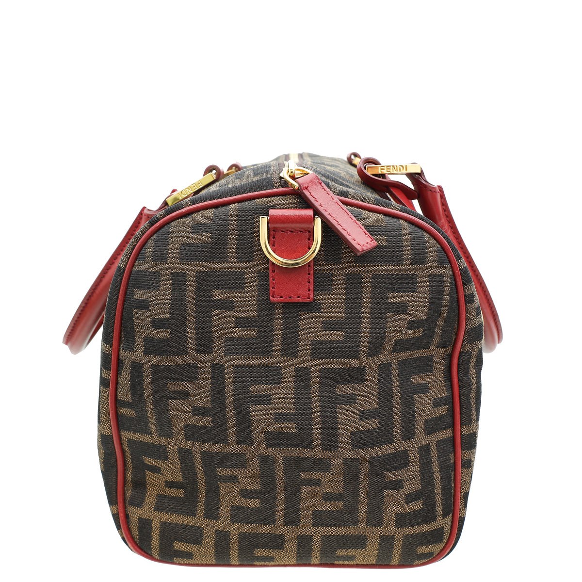 Fendi Zucca Convertible Boston Satchel Medium Bag