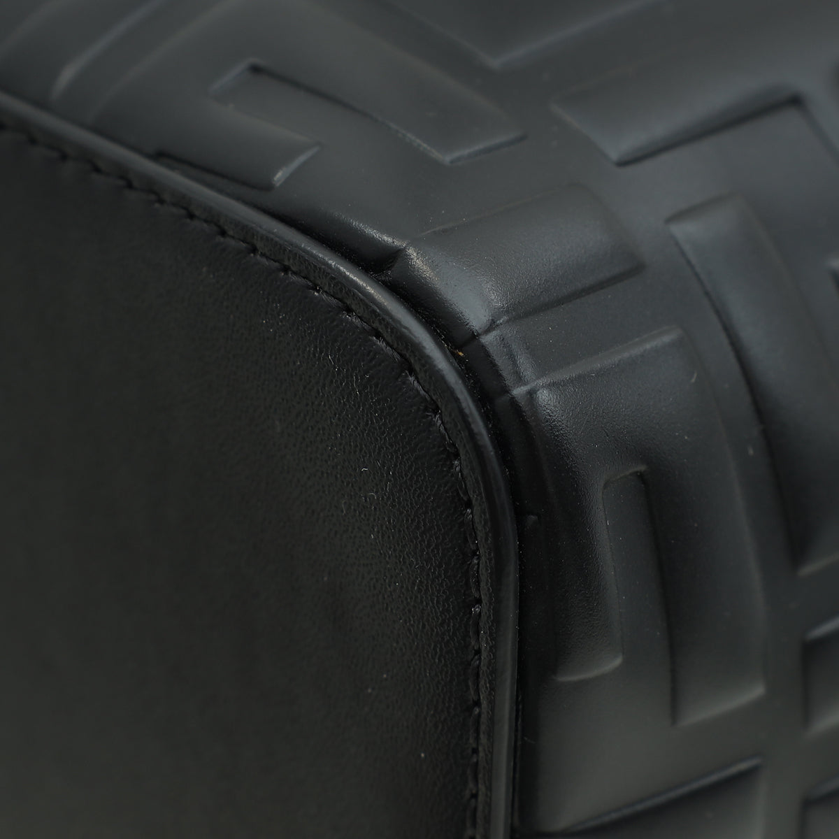 Fendi Black FF Embossed Mon Tresor Mini Bucket Bag-Fendi-THE CLOSET