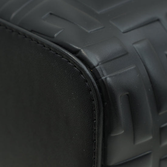 Fendi Black FF Embossed Mon Tresor Mini Bucket Bag-Fendi-THE CLOSET