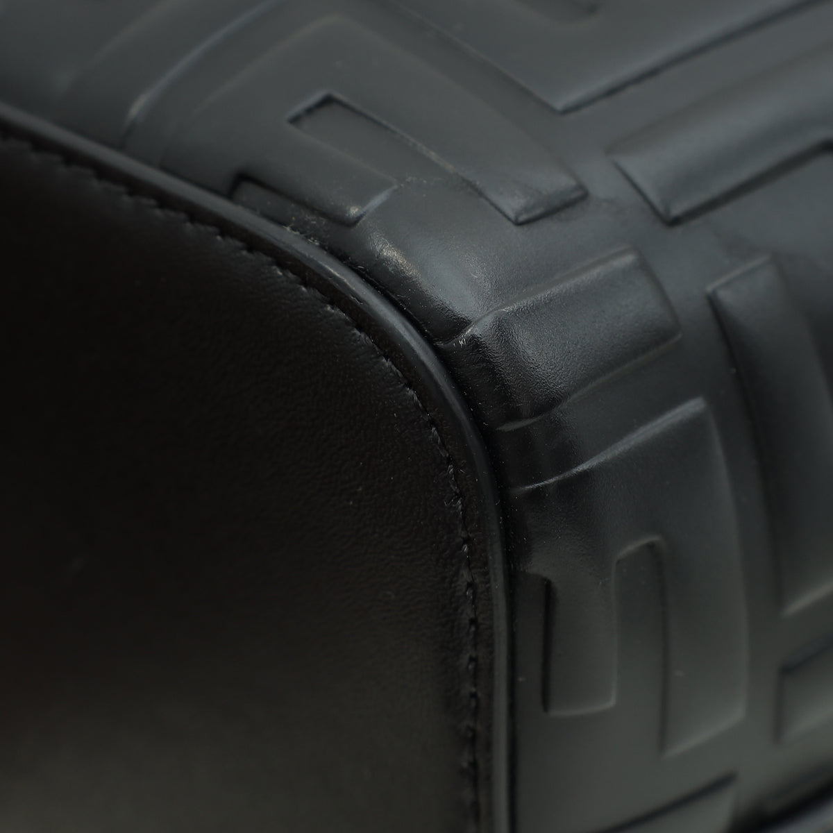 Fendi Black FF Embossed Mon Tresor Mini Bucket Bag-Fendi-THE CLOSET