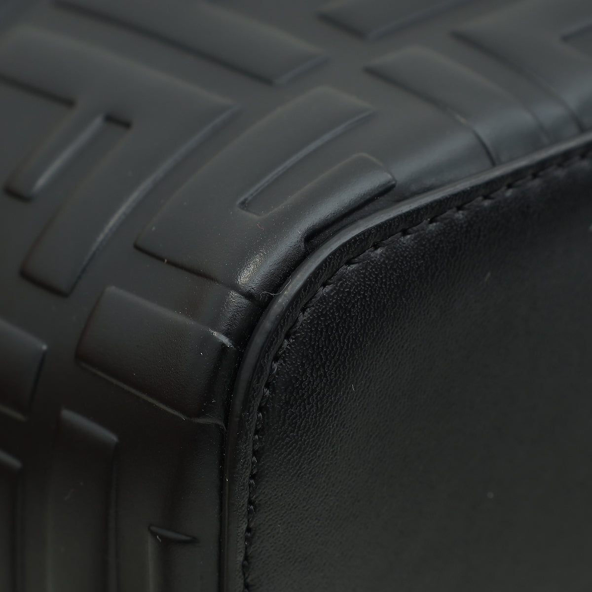 Fendi Black FF Embossed Mon Tresor Mini Bucket Bag-Fendi-THE CLOSET