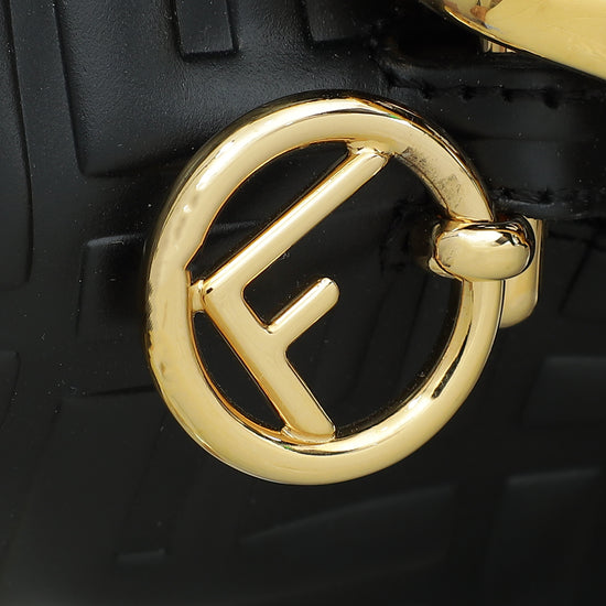 Fendi Black FF Embossed Mon Tresor Mini Bucket Bag-Fendi-THE CLOSET