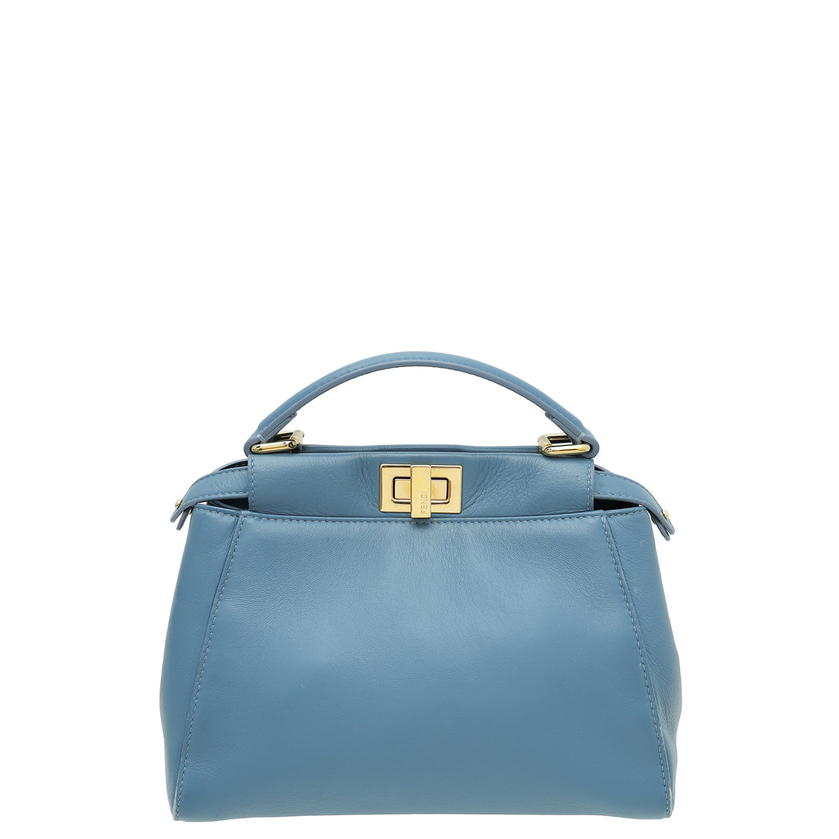 Fendi Blue Peekaboo Mini Bag