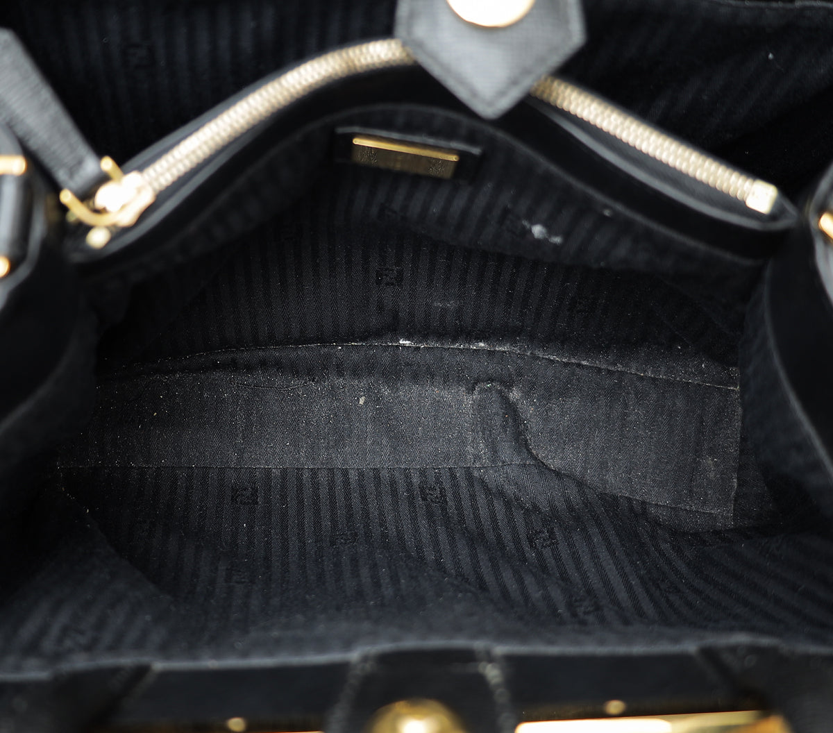 Fendi Black 2 Jours Petite Bag