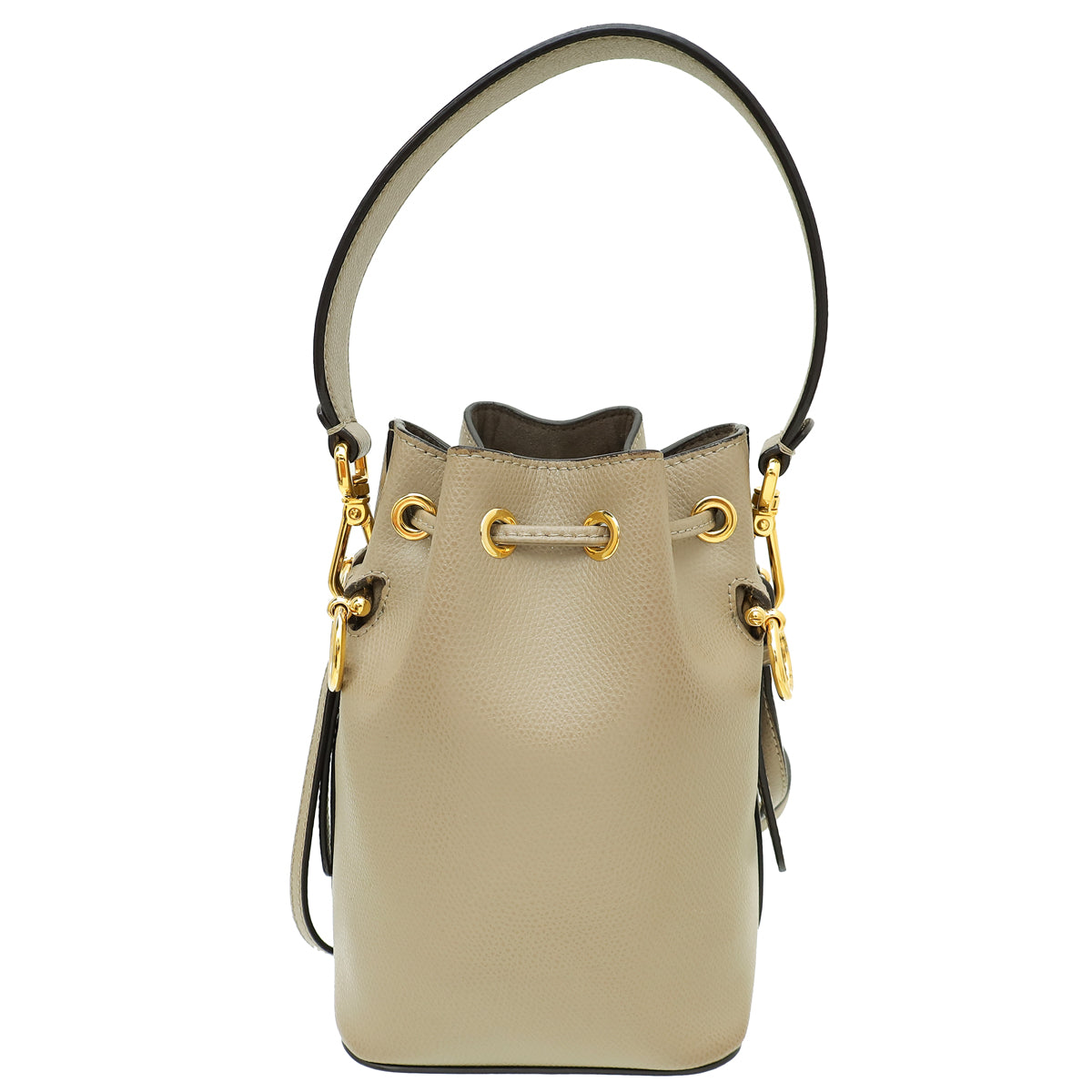 Fendi Beige Mon Tresor Mini Bucket Bag-Fendi-THE CLOSET