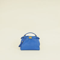 Fendi Royal Blue Peekaboo Mini Bag