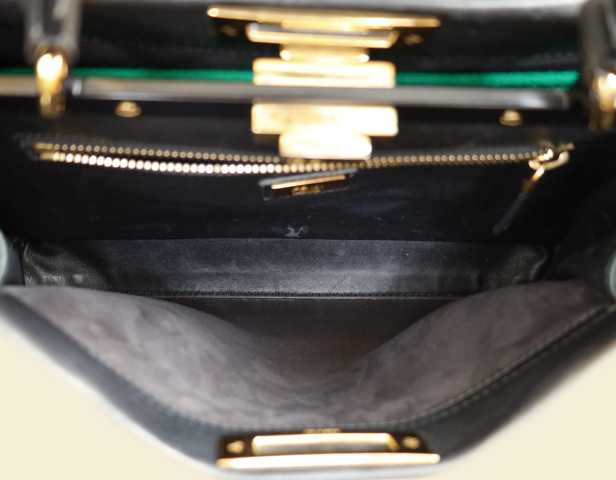Fendi Black Peekaboo Regular Bag