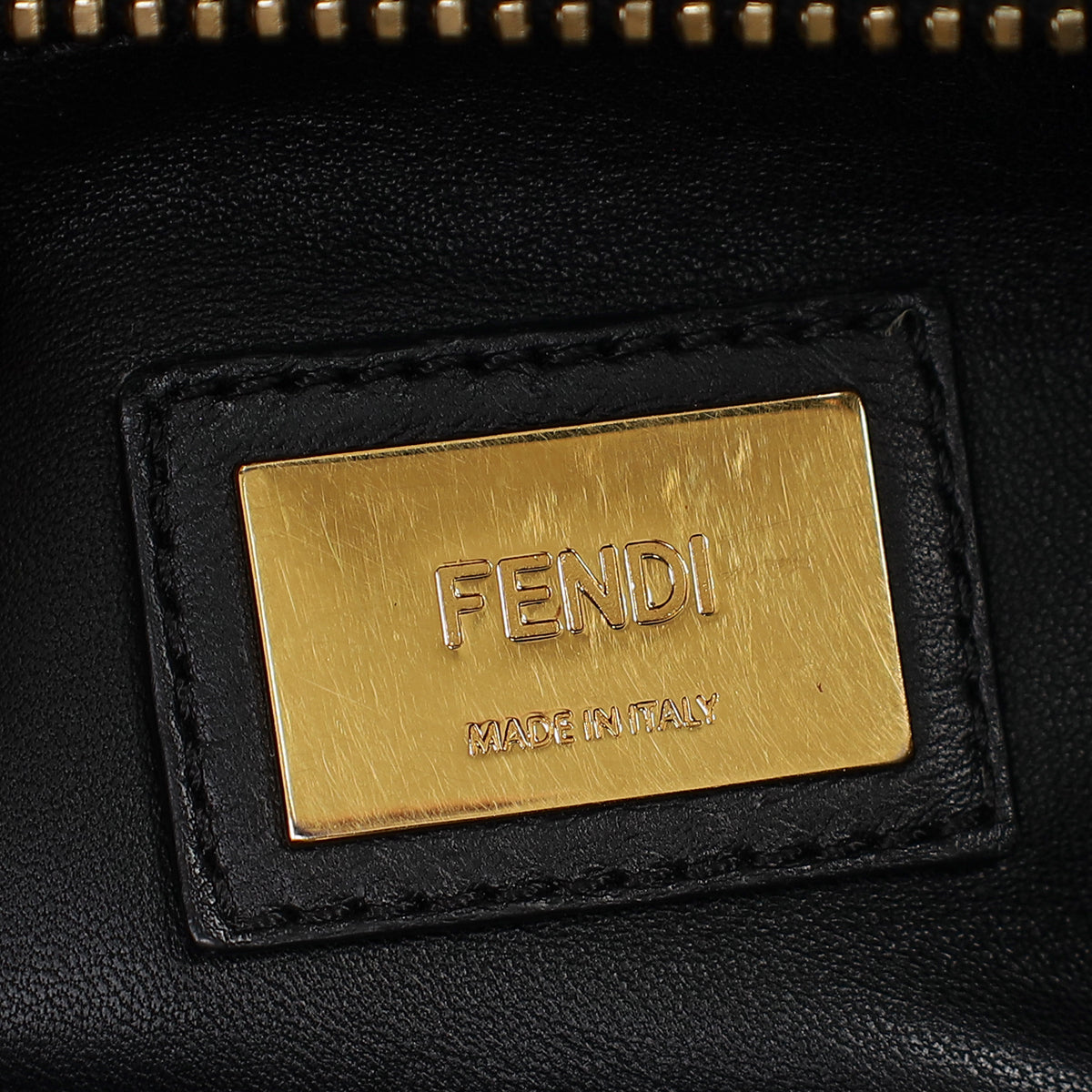 Fendi Black Peekaboo Regular Bag