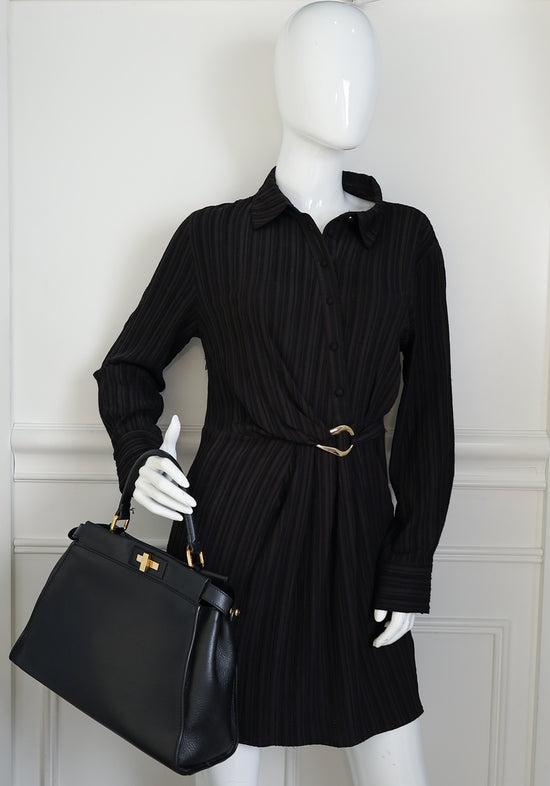 Fendi Black Peekaboo Regular Bag