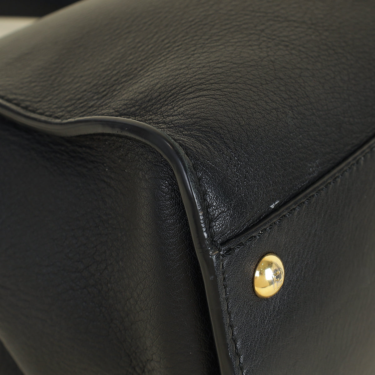 Fendi Black Peekaboo Regular Bag