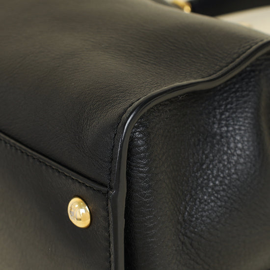 Fendi Black Peekaboo Regular Bag