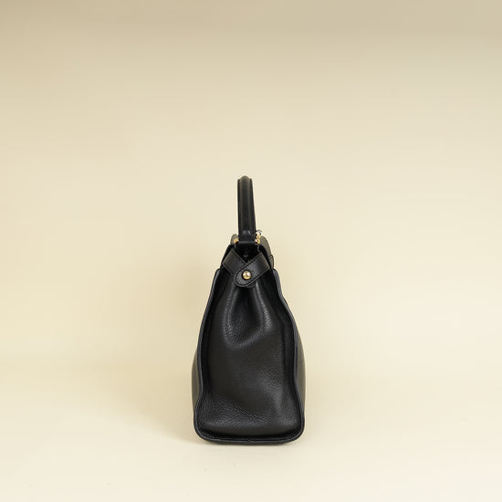 Fendi Black Peekaboo Regular Bag