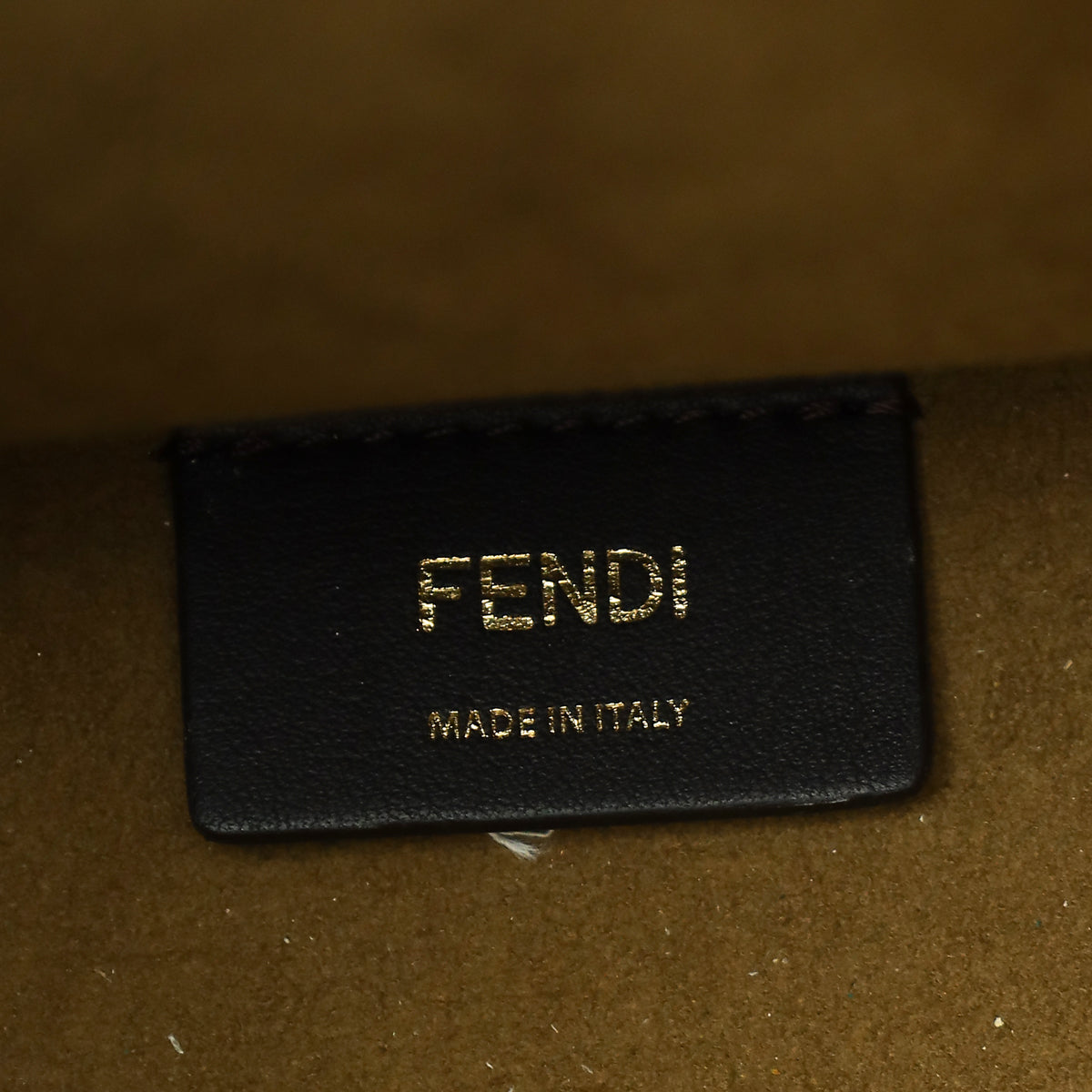 Fendi Brown FF Embossed Sunshine Medium Shopper Bag