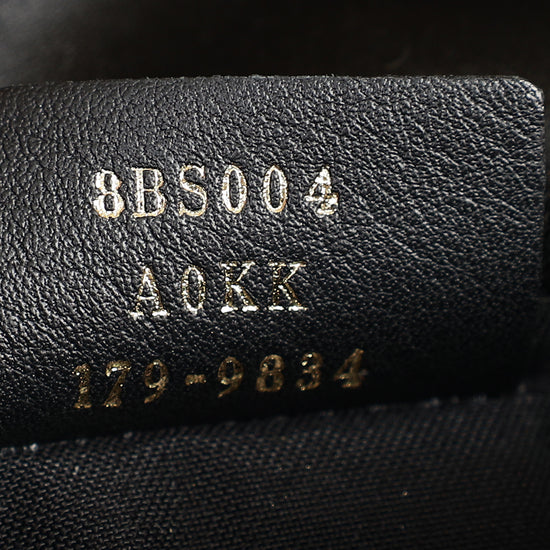 Fendi Black F Logo Wallet On Chain Clutch