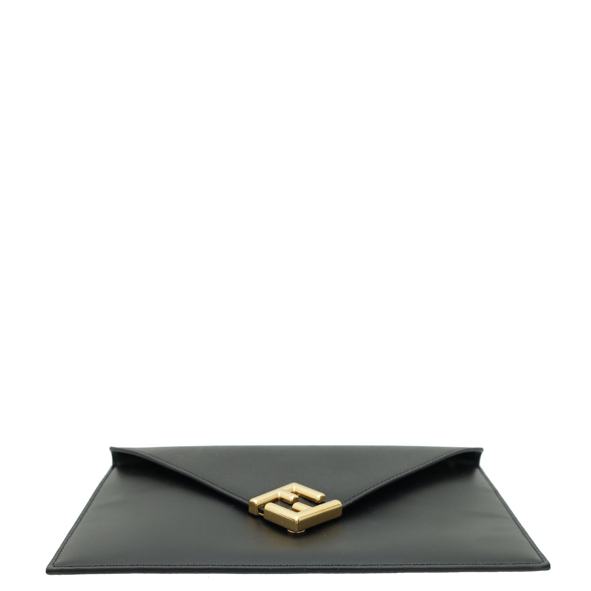 Fendi Black FF Diamonds Flat Pouch