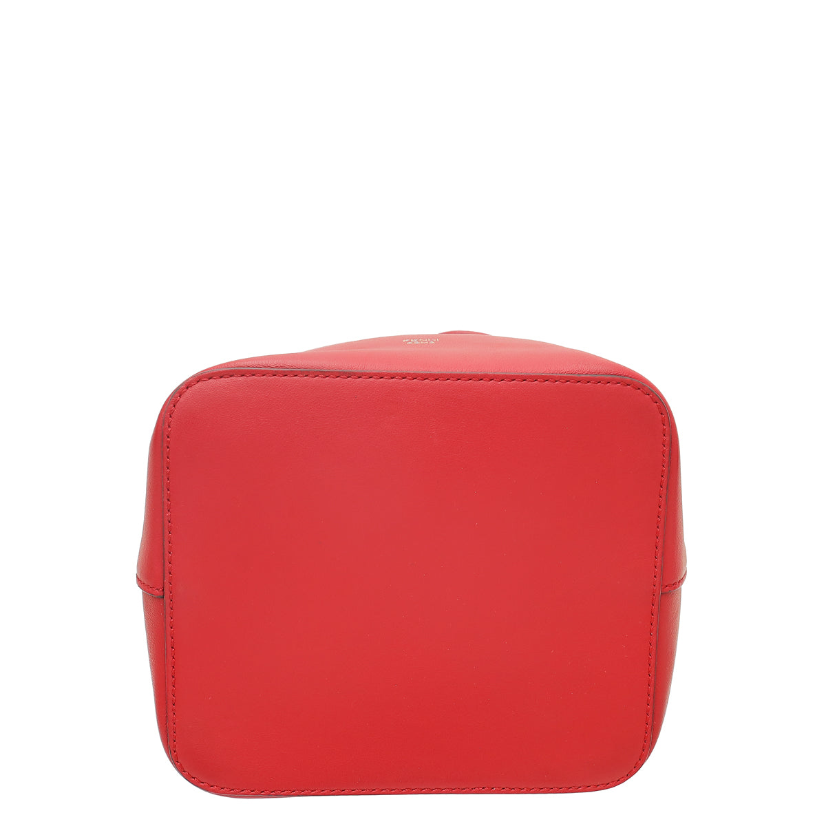 Fendi Red Mon Tresor Small Bucket Bag W/Mini Strap You
