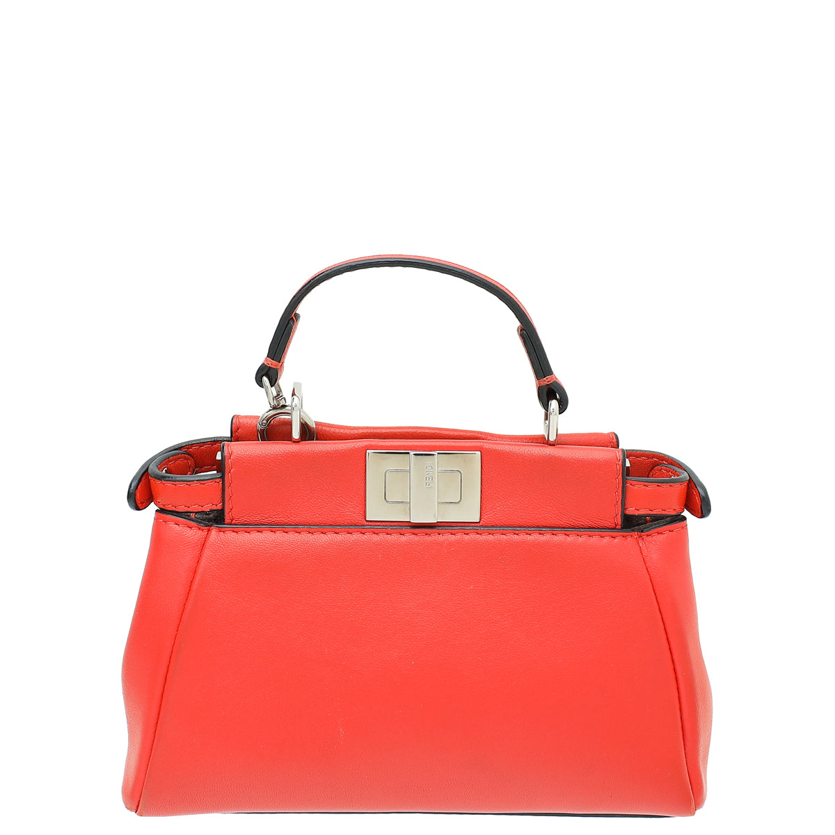 Fendi Red Peekaboo Micro Bag