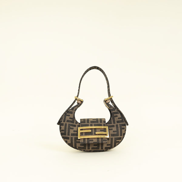Fendi Tobacco FF Zucca Mini Cookie Bag – THE CLOSET