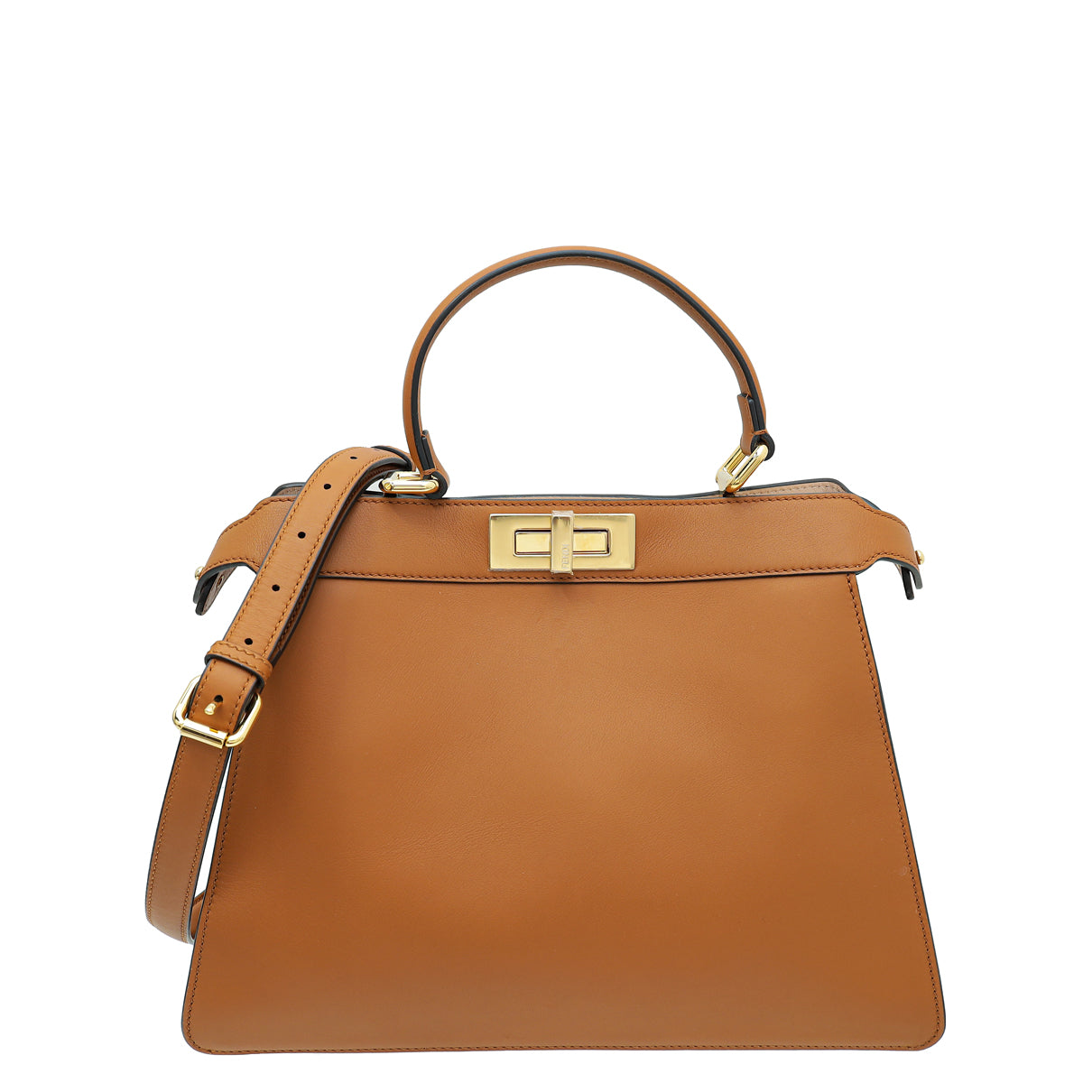 Fendi Tan Peekaboo Iseeu Medium Bag-Fendi-THE CLOSET