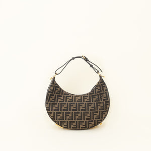 Fendi Bicolor Fendigraphy Small Hobo Bag