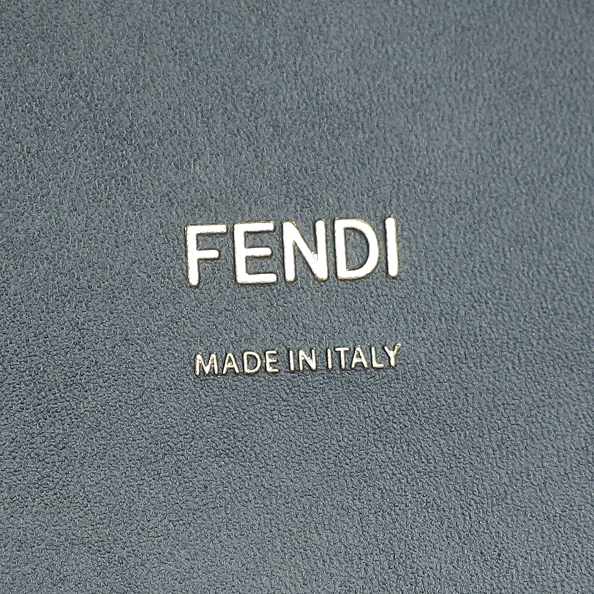 Fendi Navy Blue Sunshine “FENDI ROMA” Shopper Medium Bag W/ Strap You