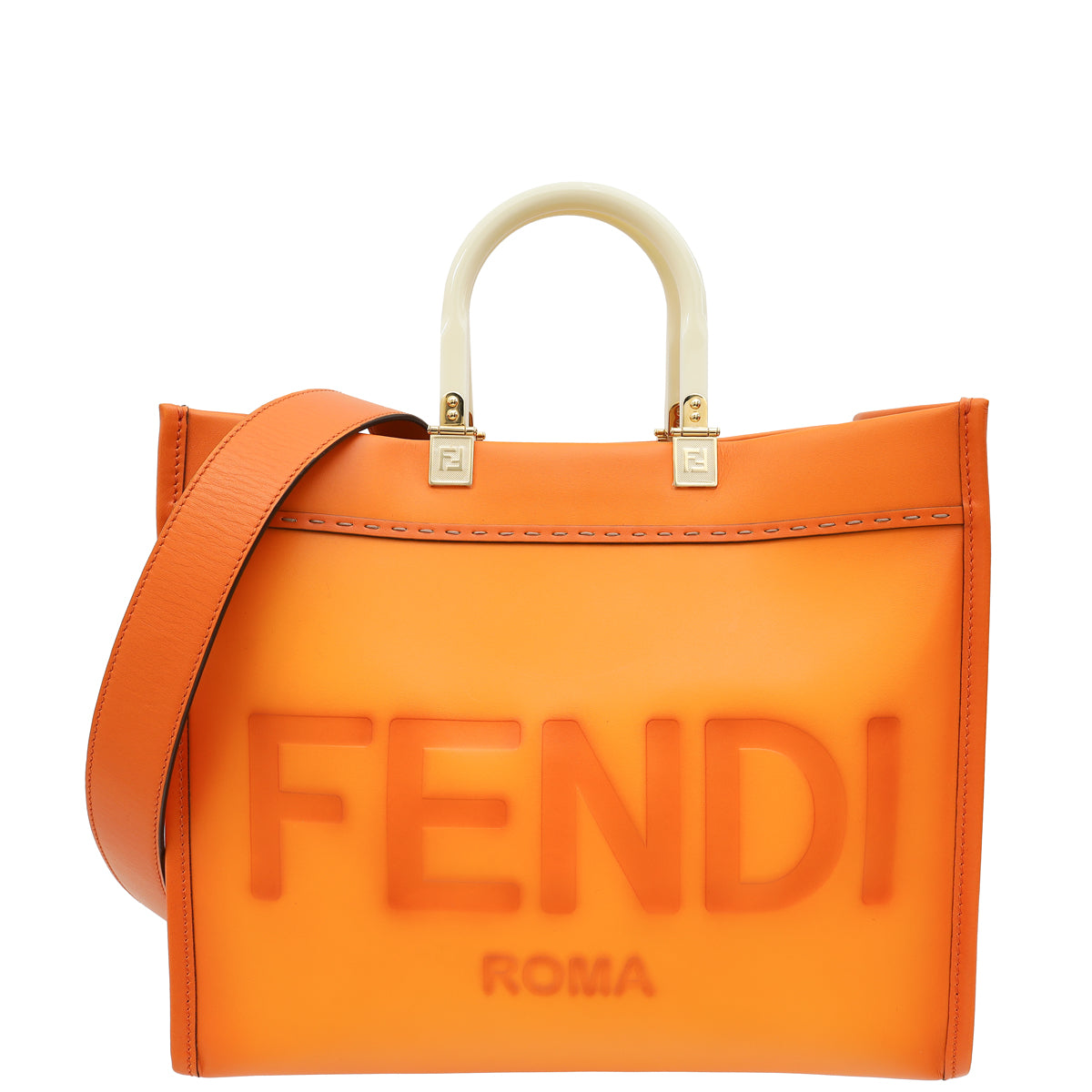 Fendi Orange Sunshine Medium Bag-Fendi-THE CLOSET