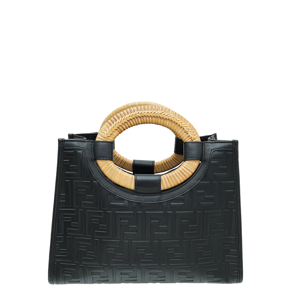 Fendi Black FF Embossed Runway Small Bag-Fendi-THE CLOSET