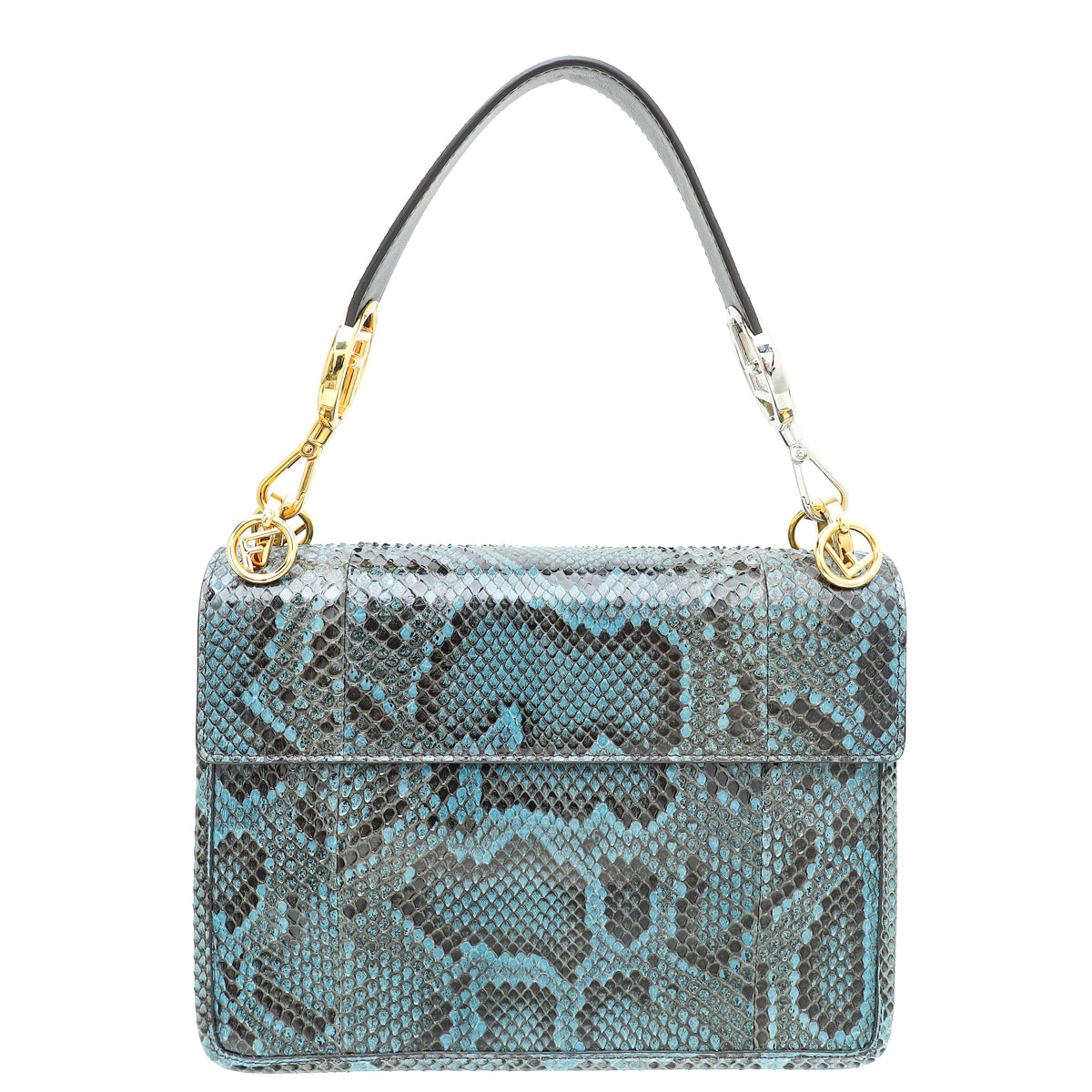 Fendi Bicolor Python Kan I Medium Bag-Fendi-THE CLOSET