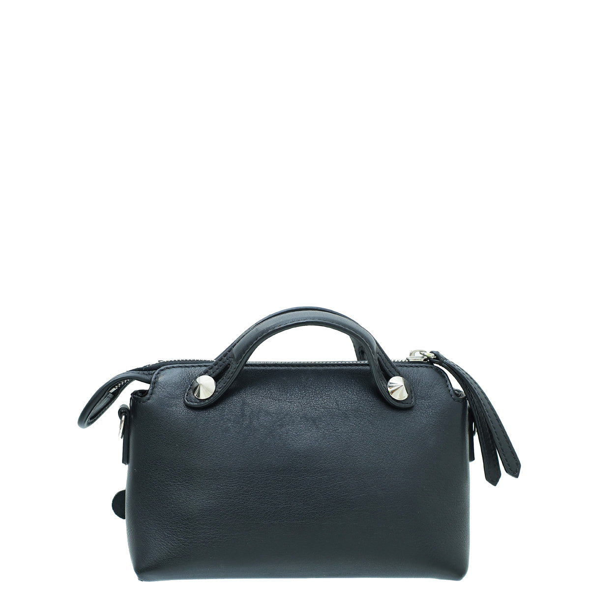 Fendi Black Flowerland Studded Mini By The Way Bag-Fendi-THE CLOSET