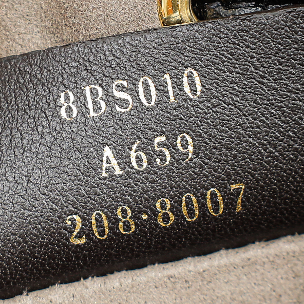 Fendi Bicolor FF Embossed Mon Tresor Mini Bucket Bag