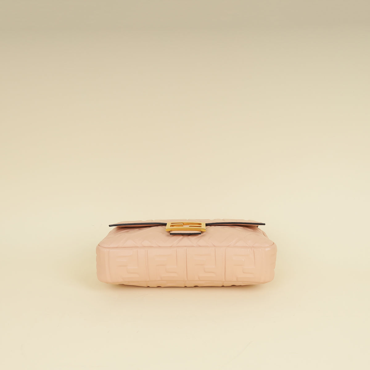 Fendi Peach FF Embossed Baguette Medium Bag-Fendi-THE CLOSET