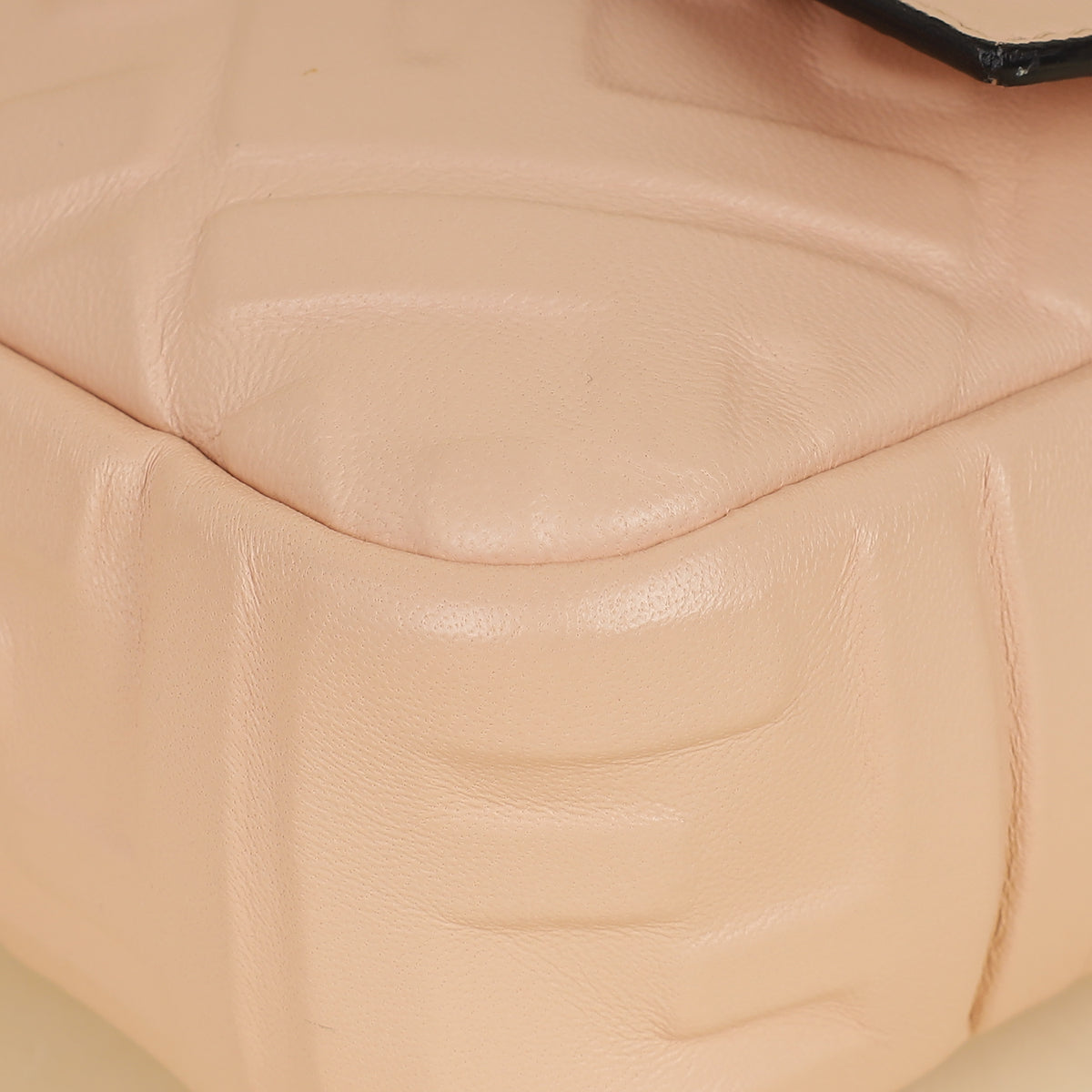 Fendi Peach FF Embossed Baguette Medium Bag-Fendi-THE CLOSET