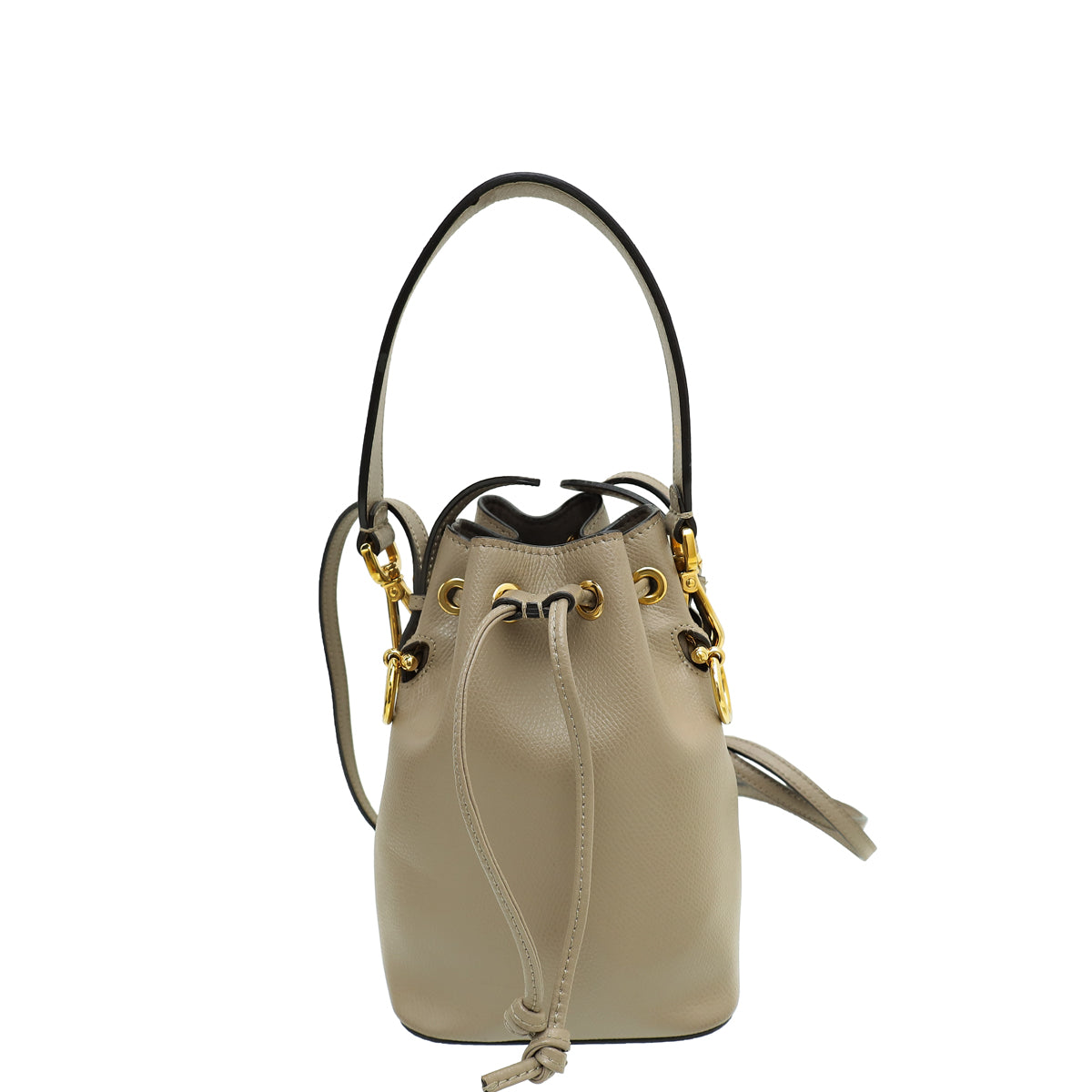 Fendi Dove Gray Mon Tresor Mini Bucket Bag-Fendi-THE CLOSET