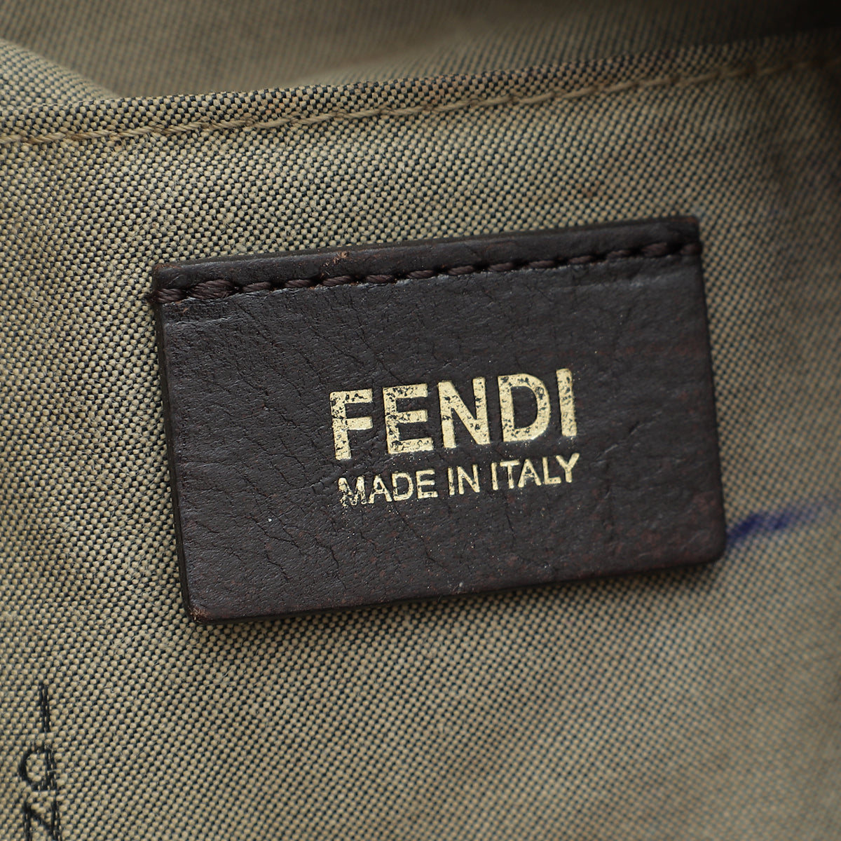 Fendi Bicolor FF Spalmati Shoulder Bag
