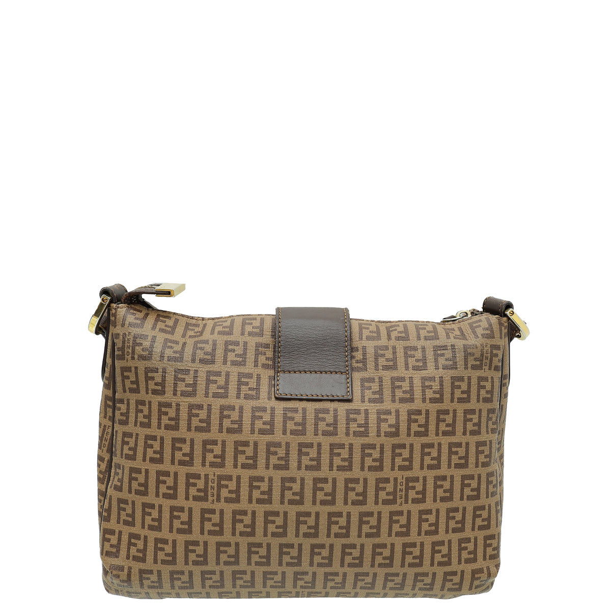 Fendi Bicolor FF Spalmati Shoulder Bag-Fendi-THE CLOSET