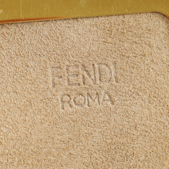 Fendi Brandy Brown Croissant Hobo Bag