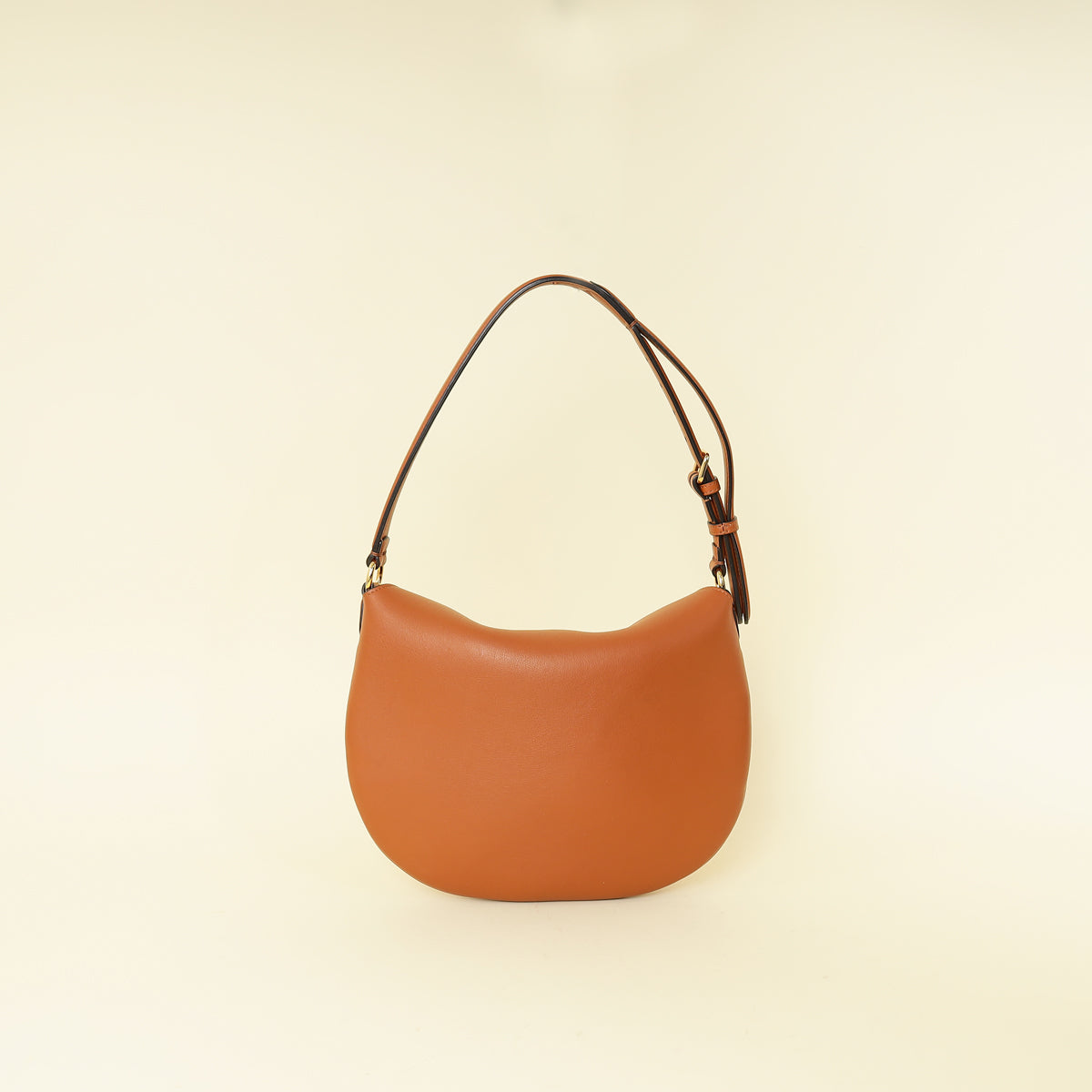 Fendi Brandy Brown Croissant Hobo Bag